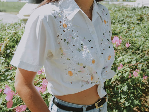 Blusa Crepe Manga Longa Elegante