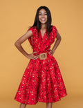 Vestido Ombro a Ombro Cetim